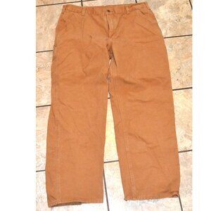Carhartt Men's Work Pants Size 40 x 32 Heavy Duty Multi Pockets Tool Loop